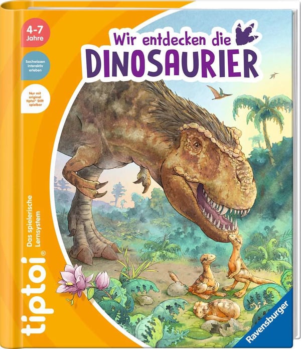 tiptoi 49286 kirja Dinosaurukset Saksa 16 sivua Kovakantinen
