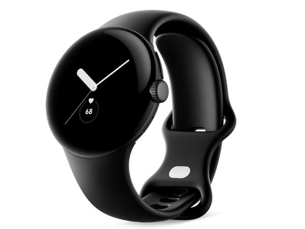 Miniatyrbild 4 av 4: Google Pixel Watch AMOLED 41 mm Digital Pekskärm Svart Wi-Fi GPS