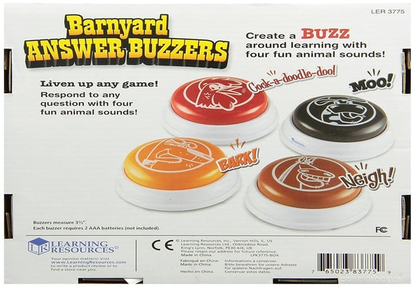 Learning Resources Barnyard Answer Buzzers motorik legetøj