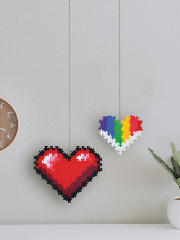 Pikkukuva 6 / 10: Plus-Plus Hearts Palikkapalapeli 250 kpl Muodot