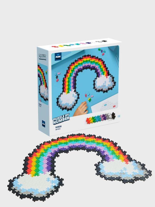 Pikkukuva 3 / 10: Plus-Plus Rainbow Palikkapalapeli 500 kpl Muu