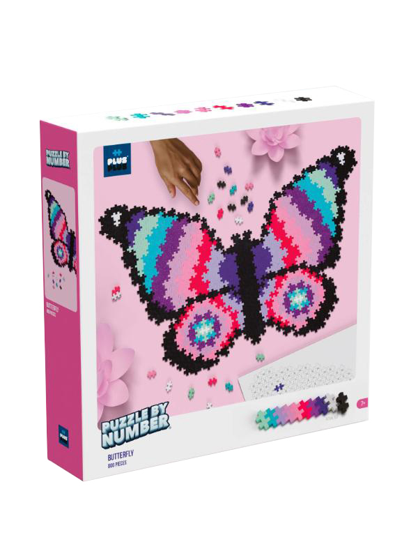 Plus-Plus Butterfly Klosspussel 800 styck Djurliv