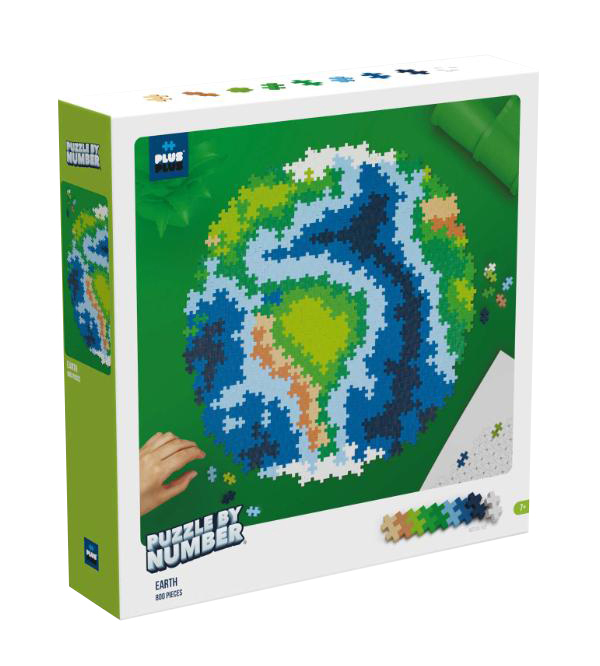 Plus-Plus Earth Blok puslespil 800 stk Globus