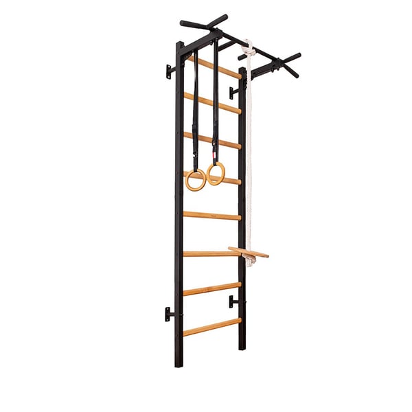 Miniatyrbillede 1 af 9: BenchK 221B + A076 pull-up bar 150 kg Sort, Træ Væg