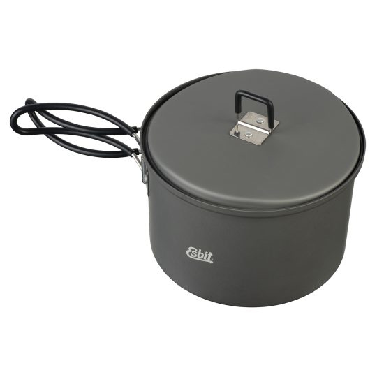 ESBIT Cookset with alcohol burner Purkki 1,5 L Alumiini, Musta