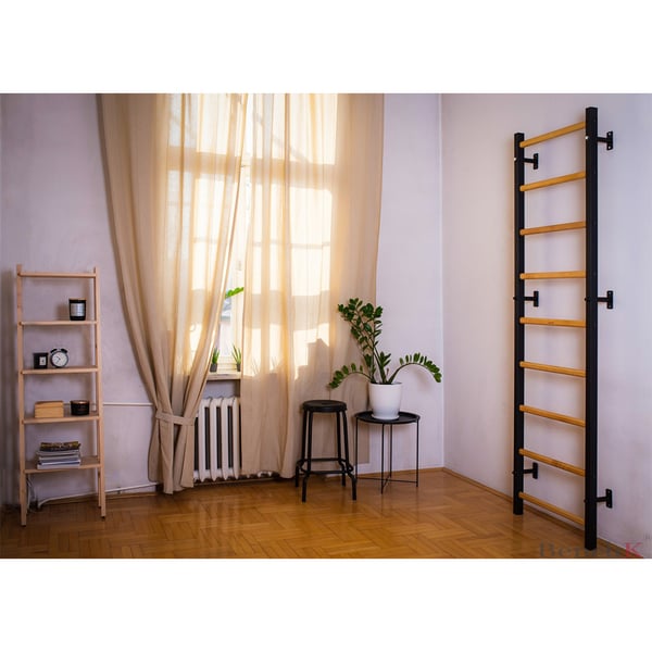 Miniatyrbild 3 av 7: BenchK 700B chin up-stång 150 kg Svart, Vit Vägg