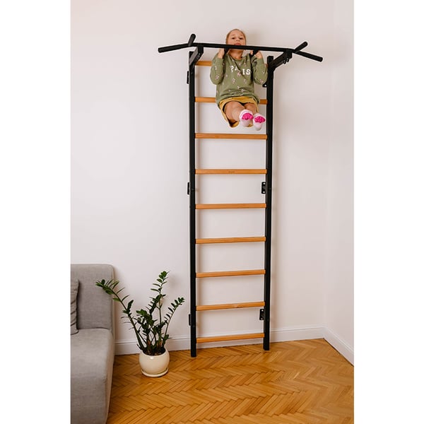 Miniatyrbild 9 av 11: BenchK 721B chin up-stång 150 kg Svart, Vit Vägg