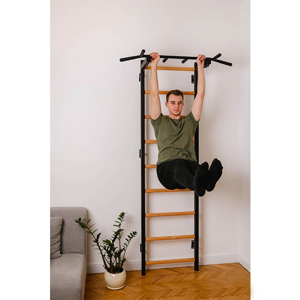 Miniatyrbild 4 av 11: BenchK 721B chin up-stång 150 kg Svart, Vit Vägg