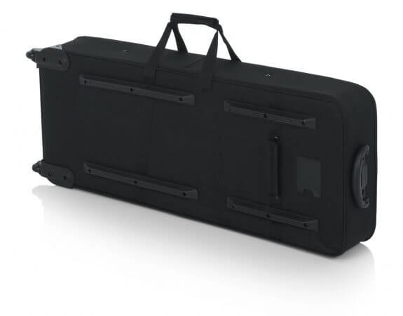 Gator Cases GK-49 Musta MIDI-kosketinsoitinlaukku Tietokonelaukku pyörillä