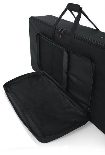 Gator Cases GK-49 Musta MIDI-kosketinsoitinlaukku Tietokonelaukku pyörillä