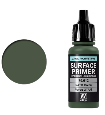 Vallejo Model Air NATO Green akryyliväri 17 ml Vihreä Pullo