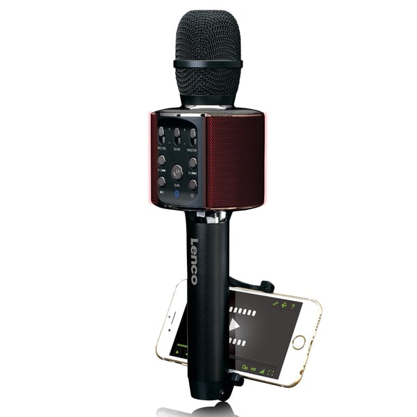 Lenco BMC-090 Musta Karaokemikrofoni