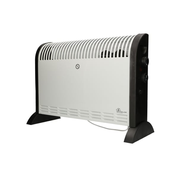 Miniatyrbillede 1 af 11: Extralink EX.30318 varmeapparat Indendørs Sort, Hvid 2000 W Konvektor elektrisk rumvarmer