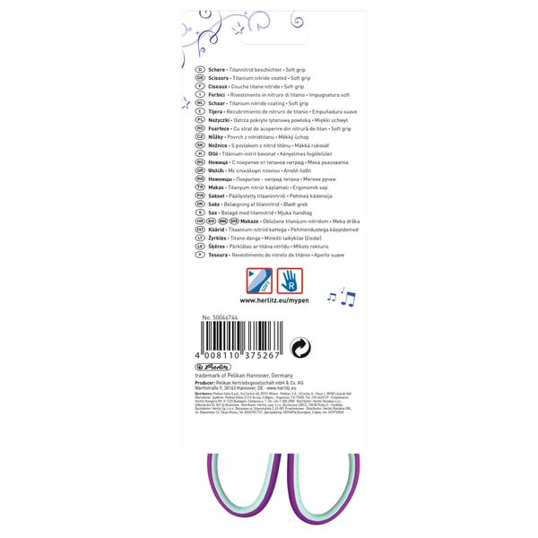 Miniatyrbillede 3 af 4: Herlitz my.pen Lige snit Mintfarve, Lilla