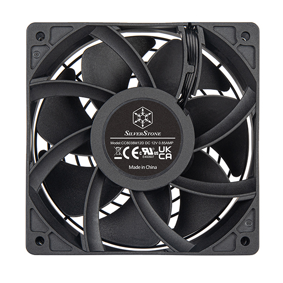Silverstone FHS 120X Computerkabinet Ventilator 12 cm Sort 1 stk