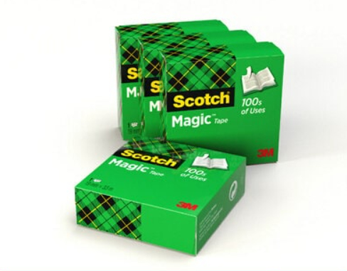 Miniatyrbild 3 av 4: Scotch 7100027116 Papperstejp 33 m Transparent 4 styck