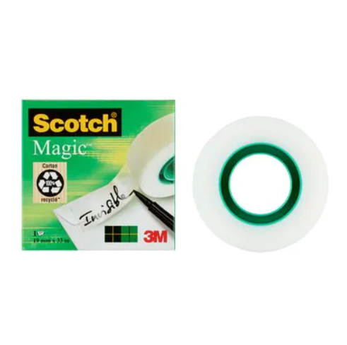 Miniatyrbild 4 av 4: Scotch 7100027116 Papperstejp 33 m Transparent 4 styck