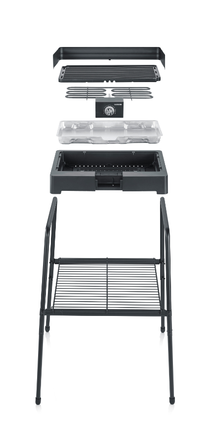 Severin PG 8563 grilli Sähkö Musta 2200 W