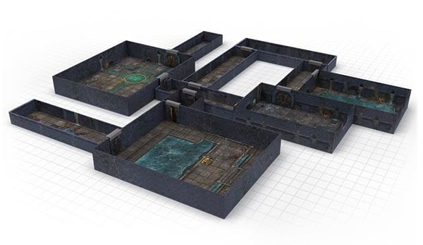 Miniatyrbillede 1 af 3: Gale Force Nine TFD002 skalamodell dele og tilbehør Landskab