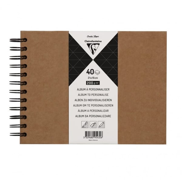 Clairefontaine 95432C muistikirja 40 arkkia Ruskea
