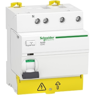 Miniatyrbillede 1 af 2: Schneider Electric Acti9 iID40 kredsløbsafbryder 3P + N