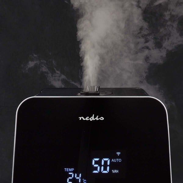 Miniatyrbillede 16 af 17: Nedis HUMI150BKW luftfugter Damp 5,5 L Sort 30 W