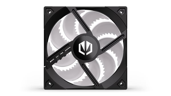 ENDORFY Fluctus 120 PWM ARGB Computerkabinet Ventilator 12 cm Sort, Hvid
