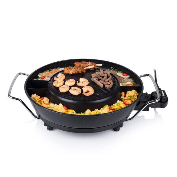 Miniatyrbillede 2 af 5: Tristar PZ-9131 elektrisk grill Fritstående 1800 W Sort