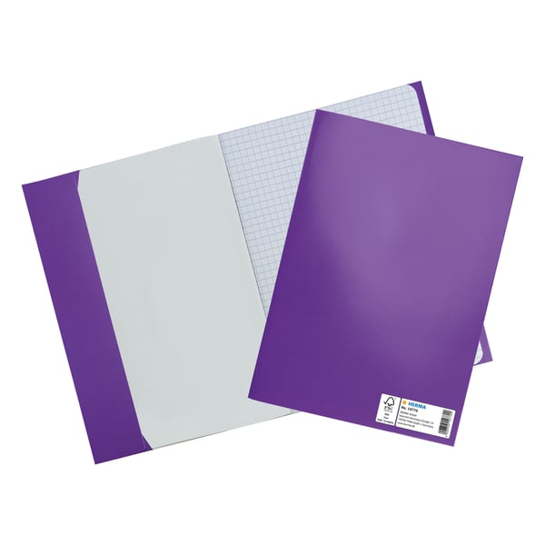 HERMA 19770 magasin & bogomslag 1 stk Violet