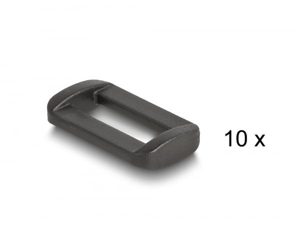 Miniatyrbillede 3 af 4: DeLOCK 19111 velcro lynlås Nylon Sort 1 stk