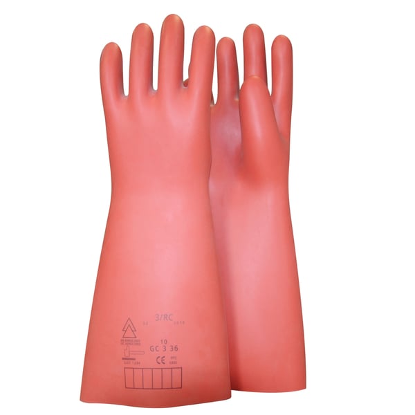 KS Tools 117.0007 skyddshandske Isolerade handskar Röd Latex