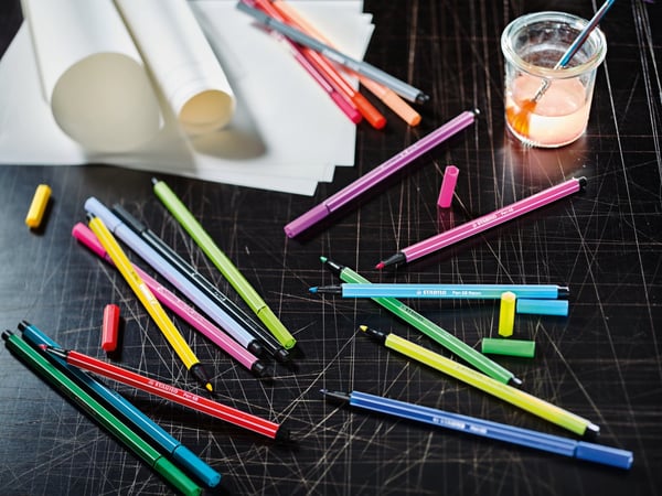 STABILO Pen 68 ARTY stiftpennor Medium Multifärg 30 styck