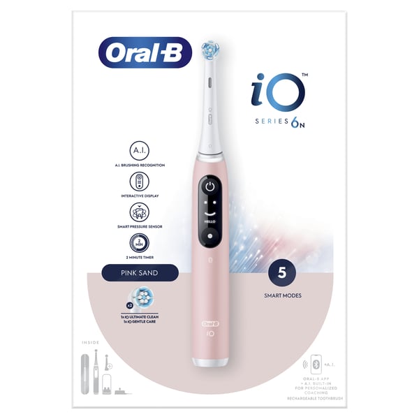 Oral-B iO6N Voksen Beige, Hvid