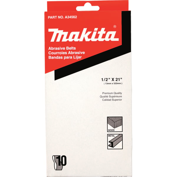 Miniatyrbillede 2 af 2: Makita A-34562 tilbehør til slibemaskine 10 stk