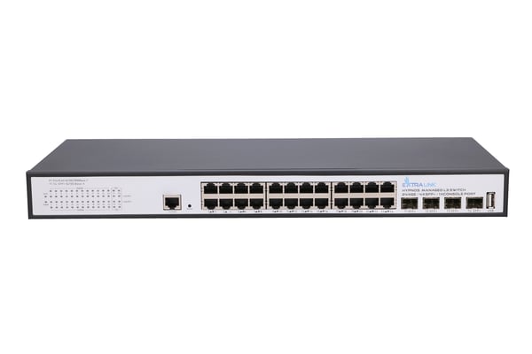 Miniatyrbillede 3 af 8: Extralink EX.30660 netværksswitch Administreret L2/L3 Gigabit Ethernet (10/100/1000) 1U
