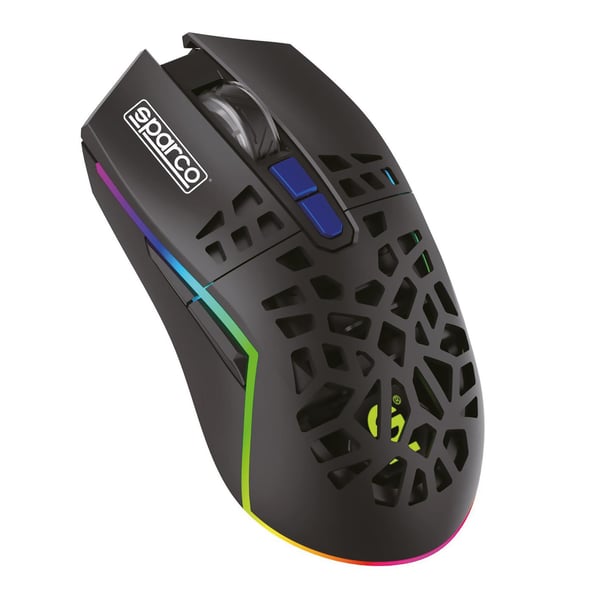 Sparco SPWMOUSE mus Spil Højre hånd RF trådløst 4800 dpi