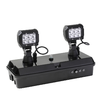 Schneider Electric Exiway Smartduo Activa nødlampe Sort Schneider Electric Exiway Smartduo Activa nødlampe Sort