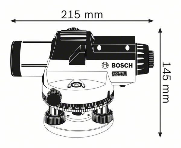 Bosch 0 601 068 401 avståndsmätare 20x 0,3 - 60 m
