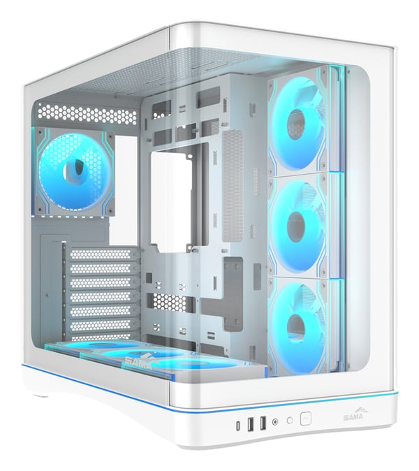 SAMA Gears V62 Midi Tower Hvid
