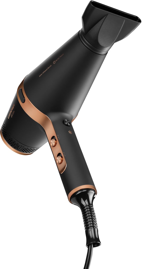 Miniatyrbillede 13 af 20: Concept VV6030 hårtørrer 2200 W Sort, Bronze
