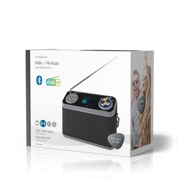 Miniatyrbillede 11 af 19: Nedis RDDB5200BK radio Bærbar Digital Sort