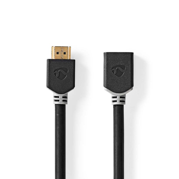 Miniatyrbillede 2 af 3: Nedis CVBW35090AT20 HDMI-kabel 2 m HDMI Type A (Standard) 3 x HDMI Type A (Standard) Anthracit