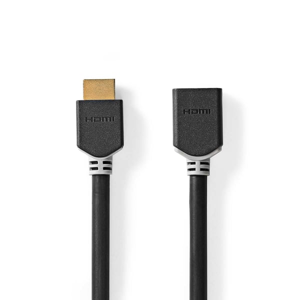Miniatyrbillede 1 af 3: Nedis CVBW35090AT20 HDMI-kabel 2 m HDMI Type A (Standard) 3 x HDMI Type A (Standard) Anthracit