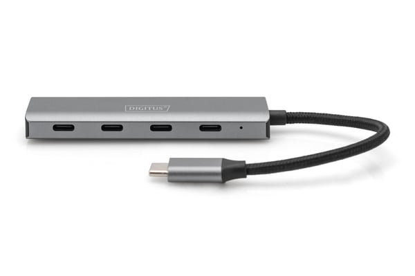 Miniatyrbillede 5 af 5: Digitus DA-70246 interface hub USB 3.2 Gen 1 (3.1 Gen 1) Type-C 5000 Mbit/s Grå