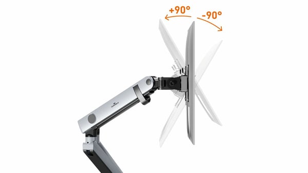Pikkukuva 5 / 7: Durable 509723 monitorin kiinnike ja jalusta 81,3 cm (32") Seinä Hopea