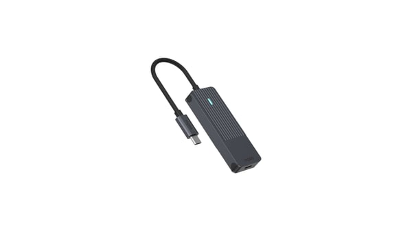 Miniatyrbild 2 av 5: Rapoo UCH-4003 gränssnittshubbar USB 3.2 Gen 1 (3.1 Gen 1) Type-C 5000 Mbit/s Antracit