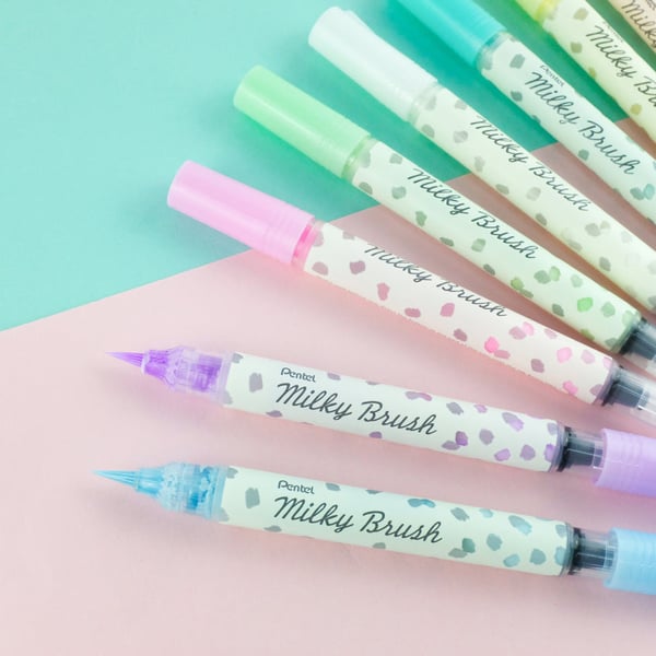 Pentel Milky märkpennor 1 styck Penspets Rosa