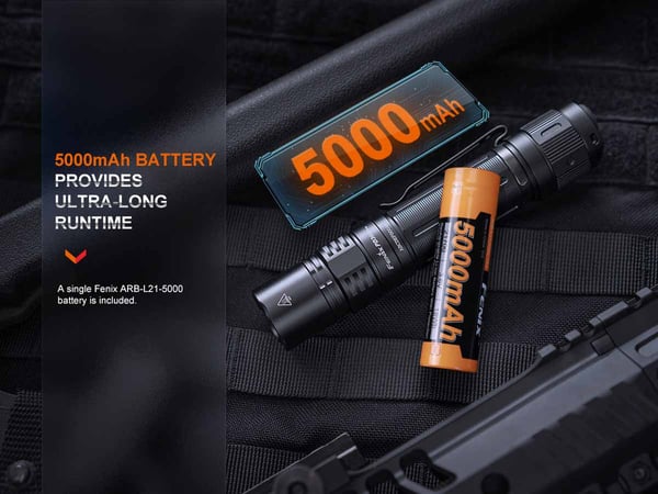 Pikkukuva 16 / 16: Fenix PD36PROBK Musta Käsikokoinen taskulamppu LED