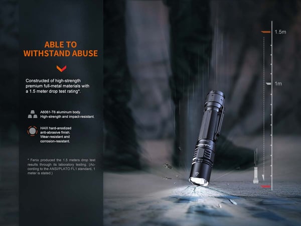 Pikkukuva 2 / 16: Fenix PD36PROBK Musta Käsikokoinen taskulamppu LED