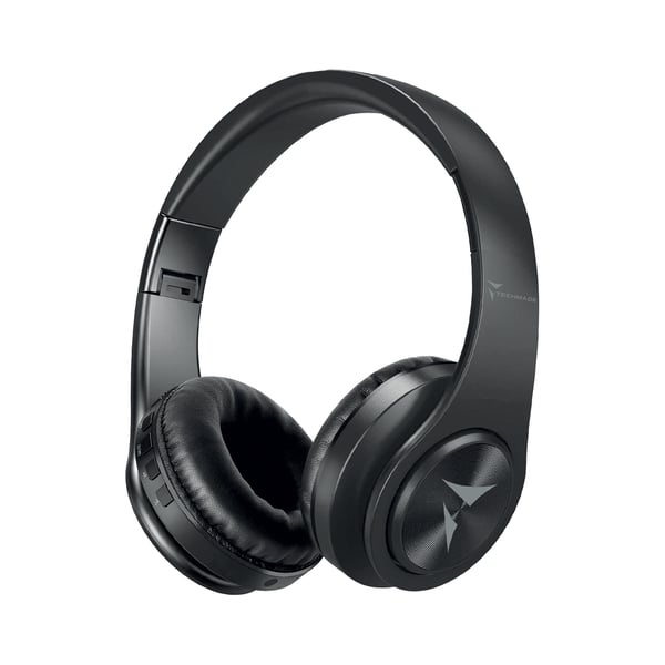 Techmade TM-YH690 kuulokkeet ja kuulokemikrofoni Langaton Pääpanta Musiikki/Päivittäin Musta